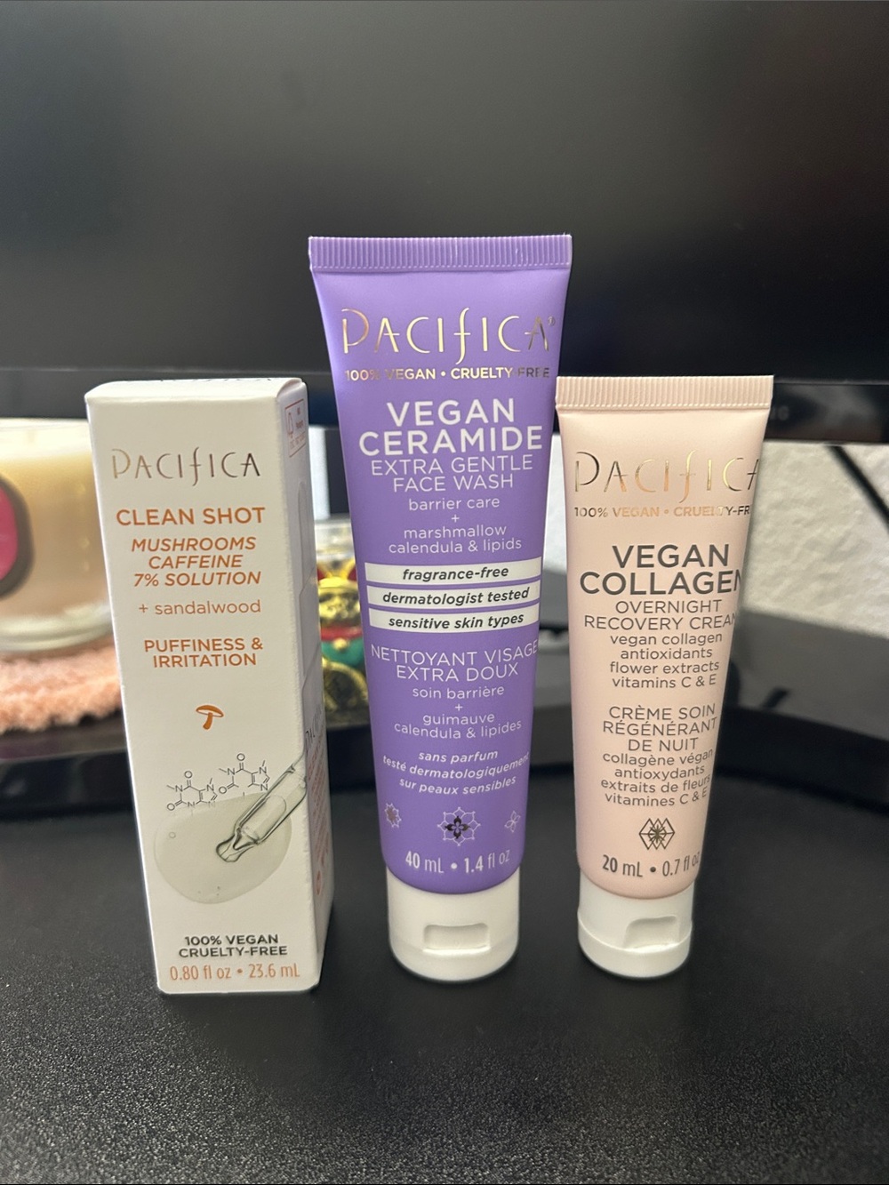 Pacifica Vegan Ceramide Extra Gentle Face Wash set